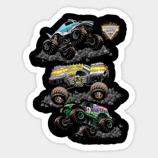 The Three Monster Crush Sticker